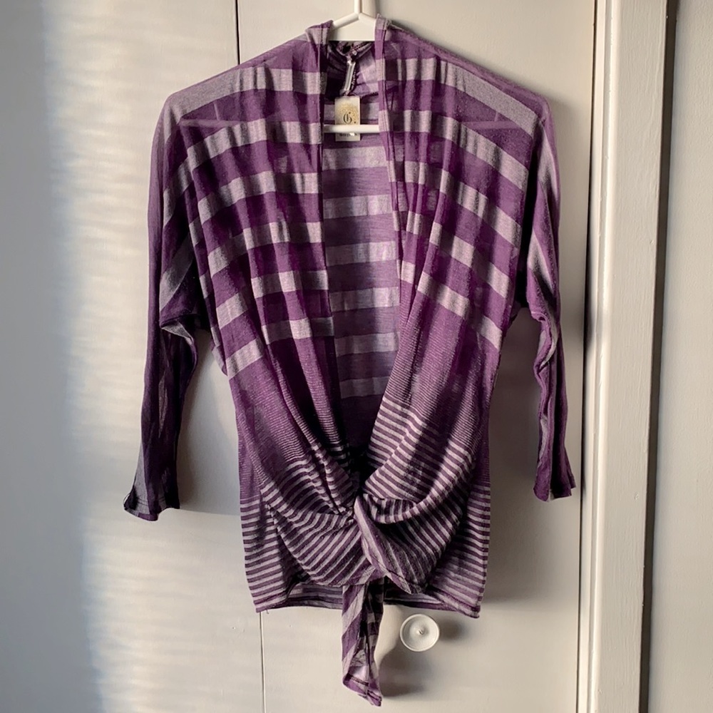 Stripped Cardigan
